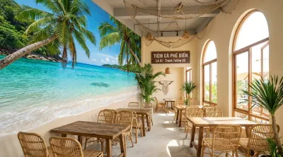 Tranh Tường Quán Cafe La Gi
