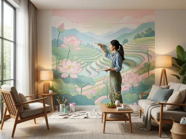 Vẽ Tranh Tường Nghệ Thuật